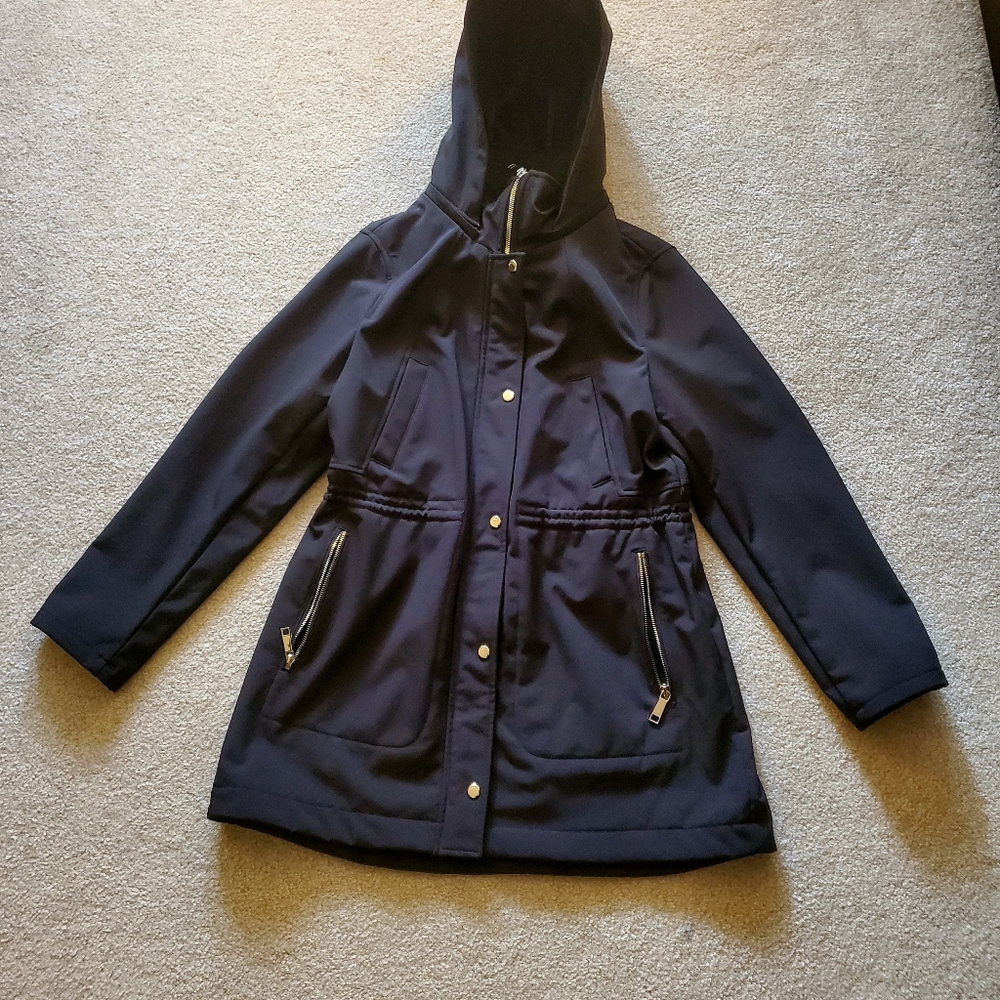 Women's Black Nine West Softshell Coat